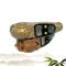 Wood Grain Electronic Decompression Counter - Portable LCD Digital Beads Counter for Meditation