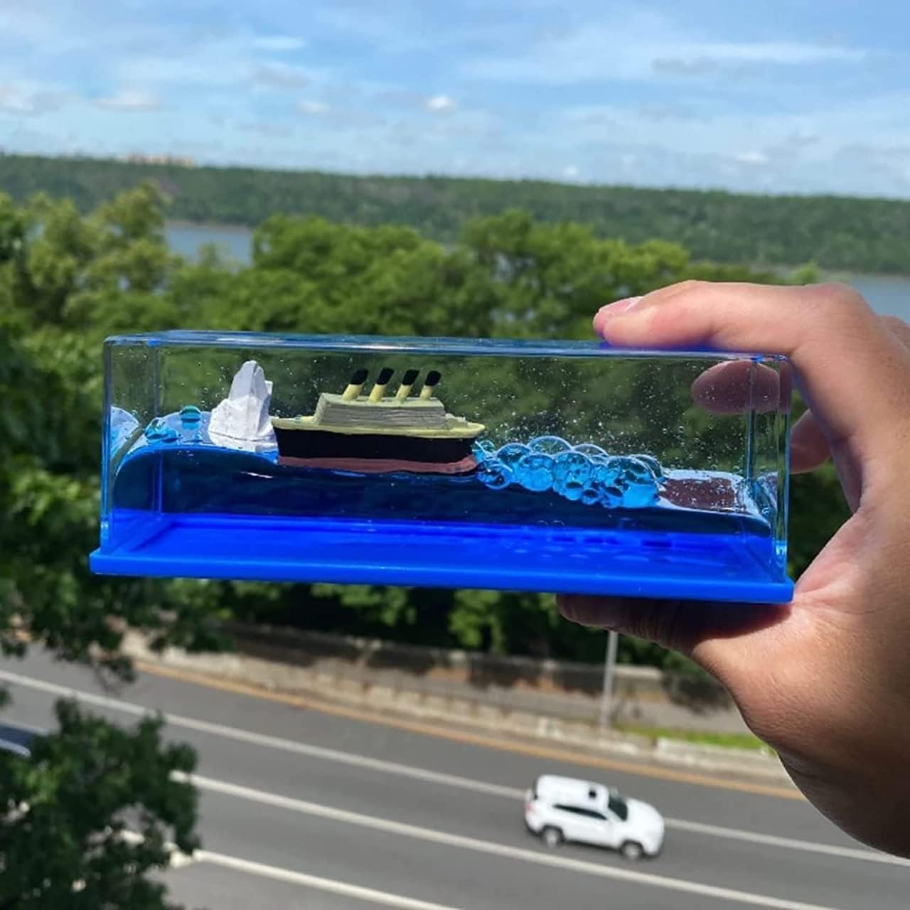 The Cruise Ship That Never Sinks Decoration for Car Decoration Display Cases and Gifts